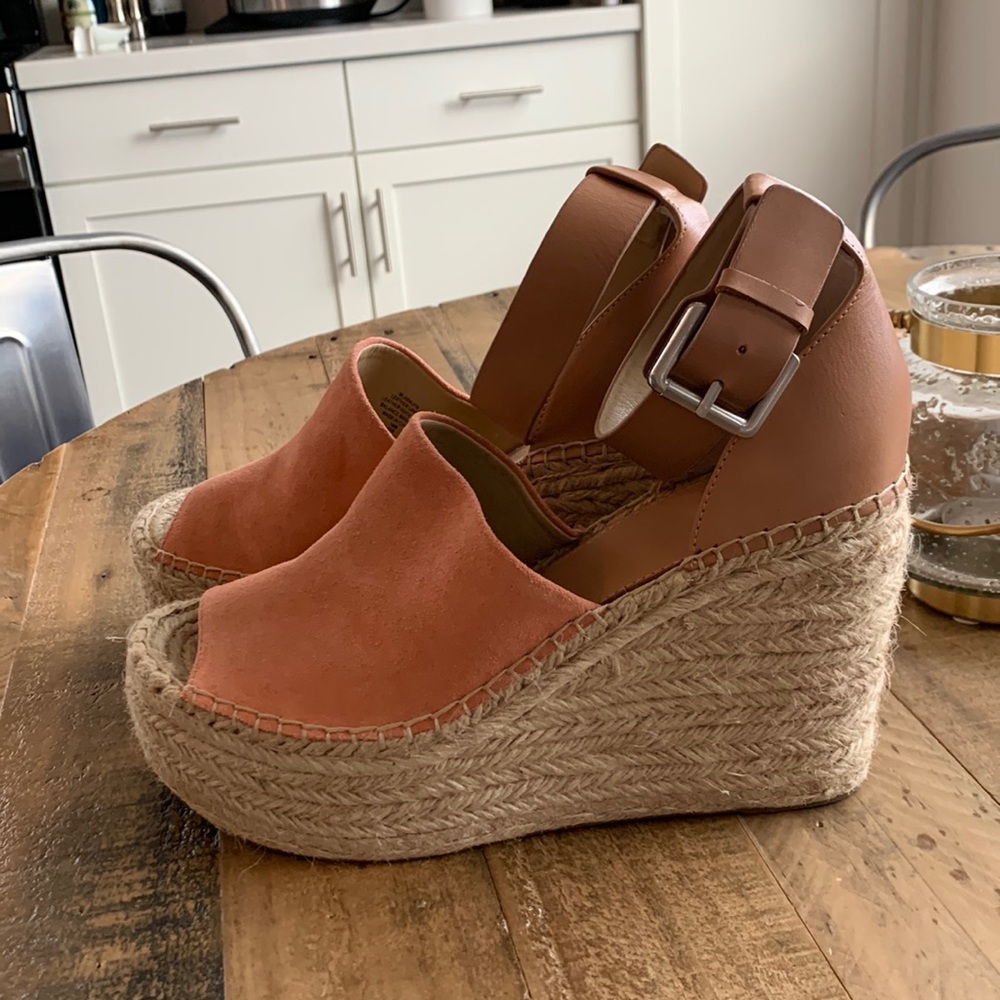 NWOT Marc Fisher Adalyn Espadrille Platform Sandal 10